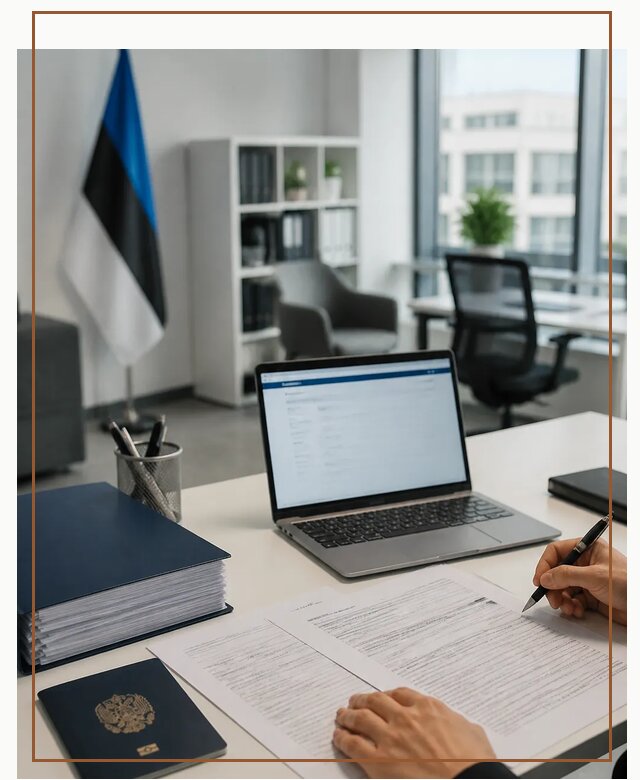 Оформление ВНЖ в Эстонии для переезда и легального проживания в Щербинке