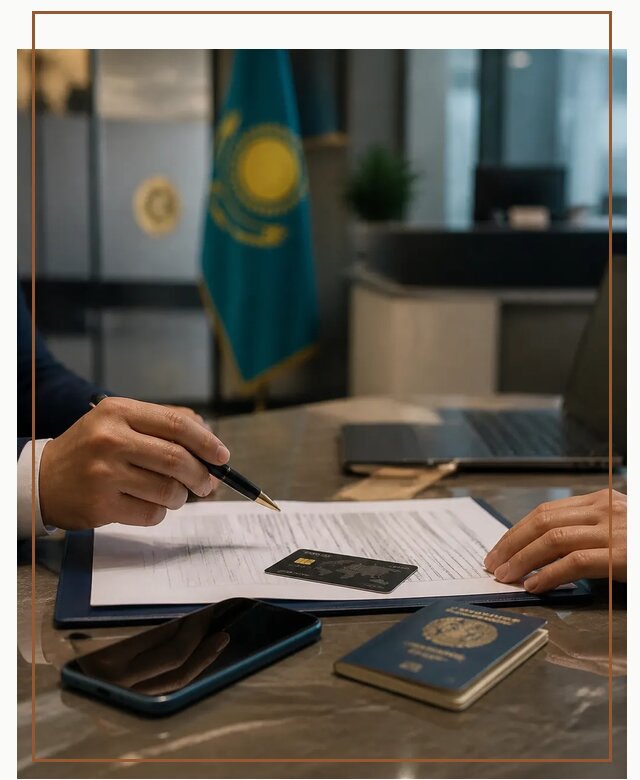 Открытие счета и банковской карты в Казахстане в Щербинке